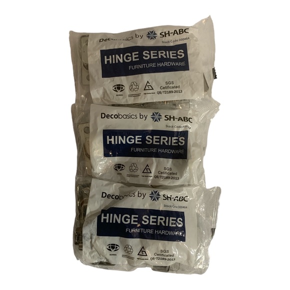 DecoBasics Full Overlay Soft Close Cabinet Hinges for Kitchen Cabinets 6 Pieces - Picture 2 of 5